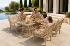 Ahlat Mini 4 Kişilik Rattan Balkon & Teras Takımı