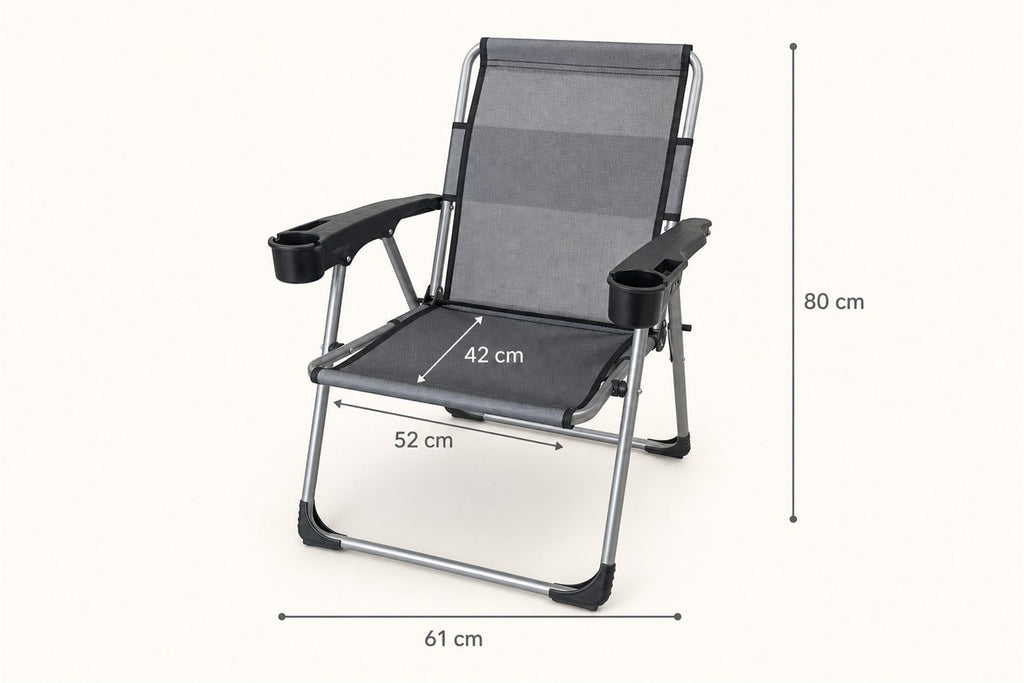 Alpine 2+1 Katlanır Kamp Masa & Sandalye Seti