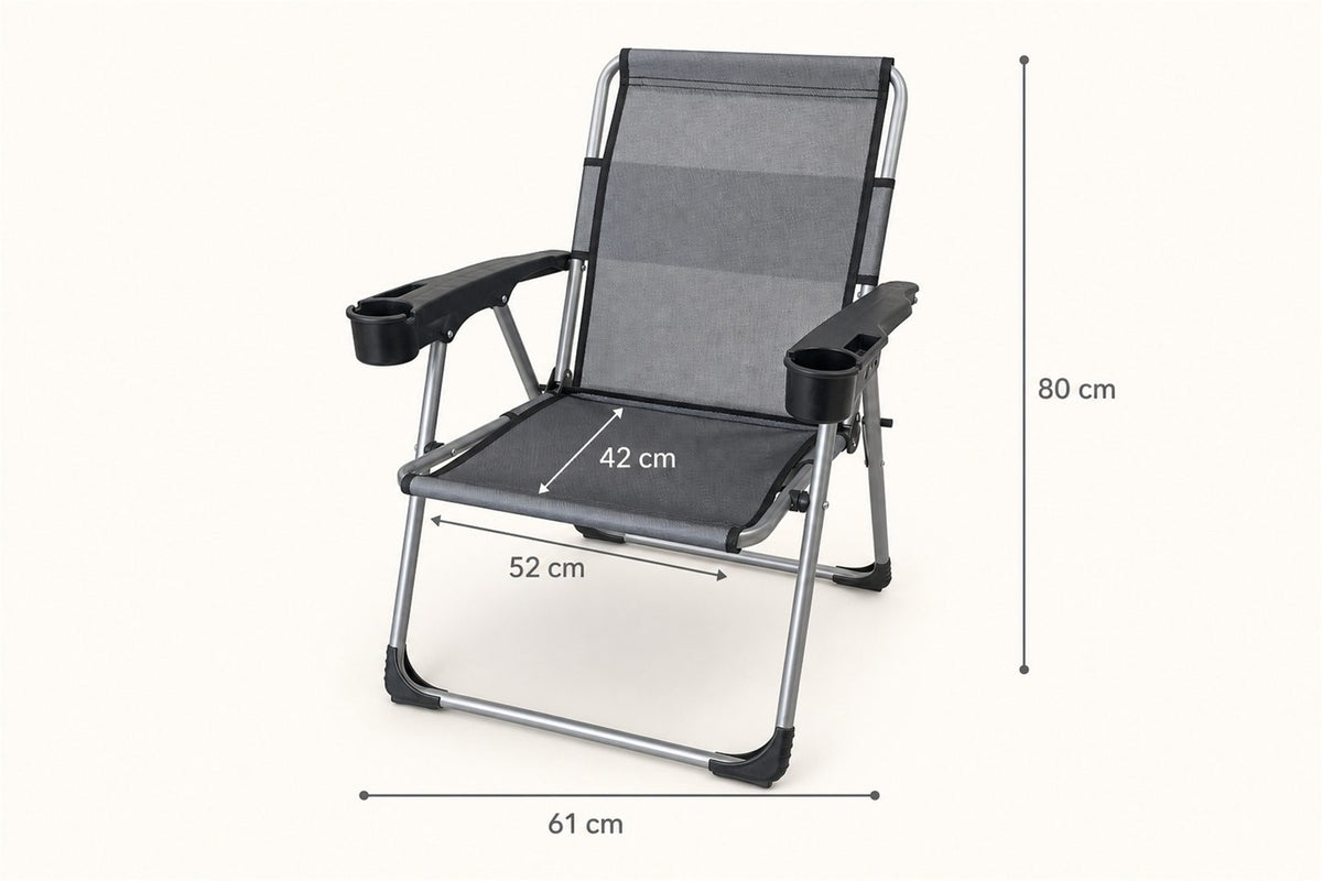 Alpine 2+1 Katlanır Kamp Masa & Sandalye Seti