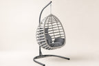 Fındık Tekli Rattan Bahçe & Balkon Salıncağı